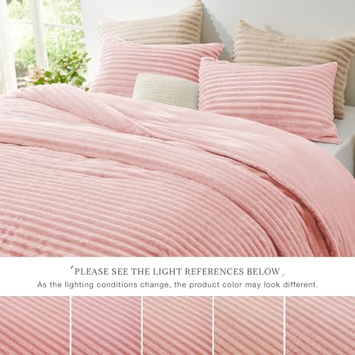 EXQ Home Fluffy Comforter Set Full Size, 3 Pieces Bed Set - Image 6