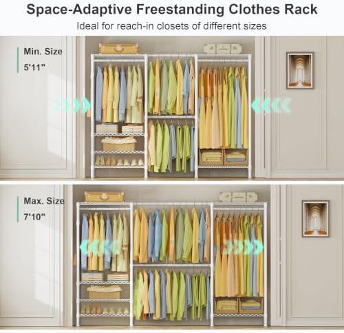 SEMHOR E06 Expandable Heavy Duty Clothes Rack - Image 4