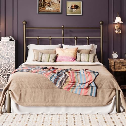 SHA CERLIN Full Size Metal Platform Bed Frame by SHACERLIN