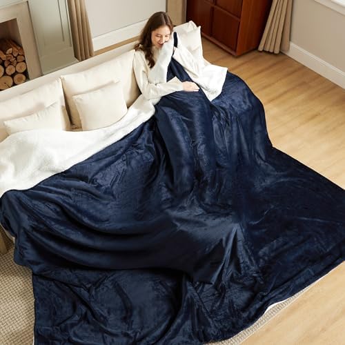 Bedsure GentleSoft Sherpa Fleece Cal King Blankets - Image 6