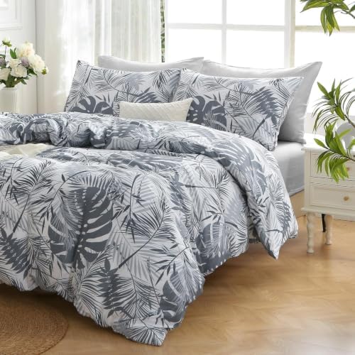 Oversized King Comforter Set, 7-Piece Floral Bed in a Bag - Image 3