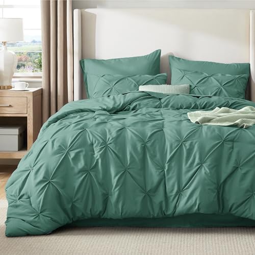 Bedsure 7pc California King Comforter Set & Sheets by BEDSURE
