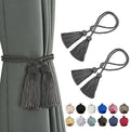 BEL AVENIR 2 Pack Handmade Rope Tassel Curtain Tiebacks by BELAVENIR