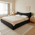 King Size Corduroy Cloud Bed Frame by ElevateYourHome%EF%BC%8CEnhanceEver