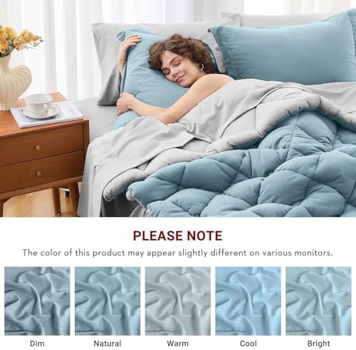 MUXHOMO Twin Comforter Set 5 Pieces - Image 4