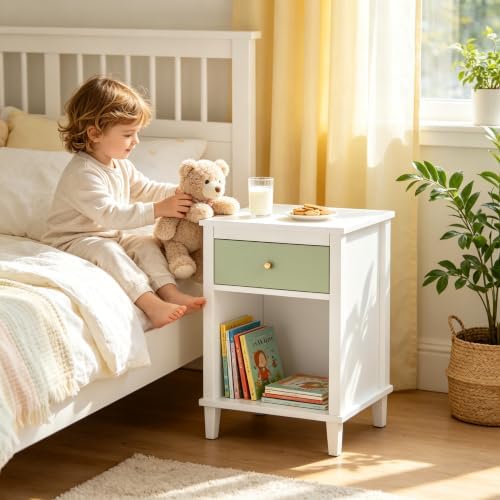 White-Sage Night Stand, Nightstand - Image 4