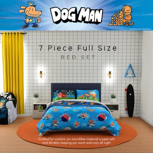 Franco Dog Man Supa Book Kids Bedding Super Soft & Cozy Reversible Microfiber - Image 4