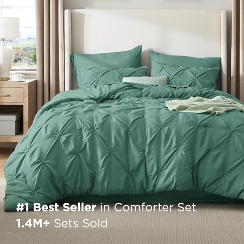 Bedsure 7pc King Size Comforter Set & Sheets - Image 2
