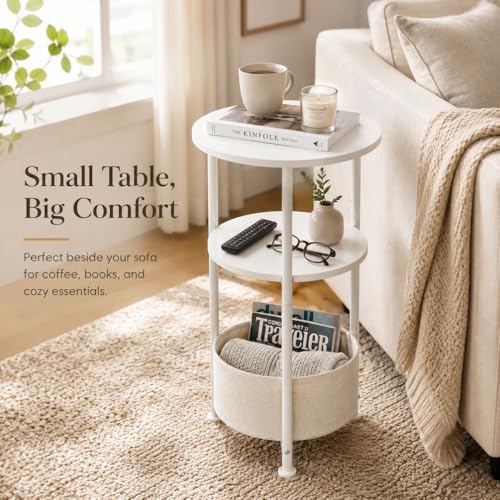 3-Tier Small Round Side Table - Image 4