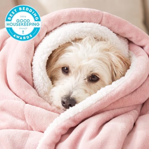 Bedsure GentleSoft Sherpa Fleece Blankets King Size - Image 2