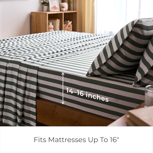 Mellanni Iconic 4-PC Bed Sheet Set - Image 4