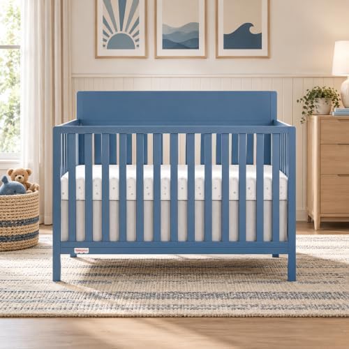 Fisher-Price Meadowbrook 4-in-1 Convertible Full Size Baby Crib, Wooden Nursery - Image 2