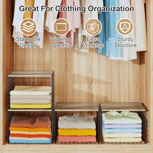 Widened and Heightened Large Capacity Closet Organizers And Storage Shelf - Image 3