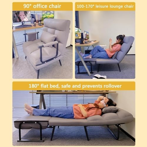 Compact Convertible Folding Chair Bed - Image 3