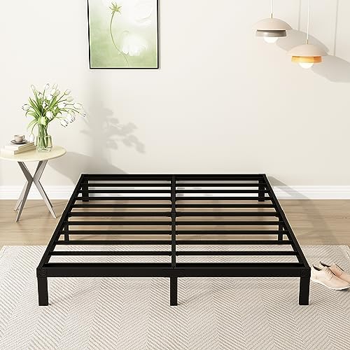 DiaOutro 9 Inch Queen Bed Frame Heavy Duty Low Profile Metal Platform by Diaoutro