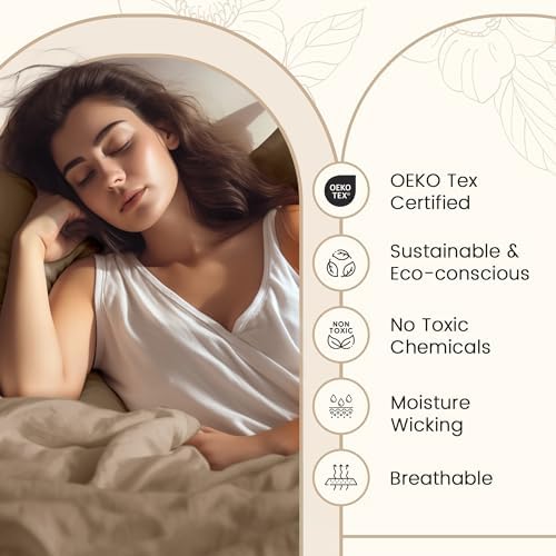 Deep Pocket Queen Sheets set, 100% Cotton Sheets Queen Size set - Image 4