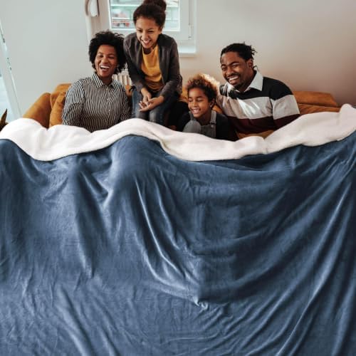 Bedsure GentleSoft Sherpa Fleece Cal King Blankets - Image 2