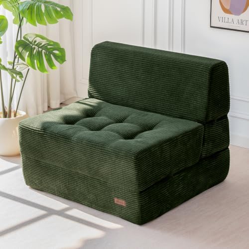 MAXYOYO Folding Sofa Bed, 8-Inch Fold-Out Chair Bed by MAXYOYO