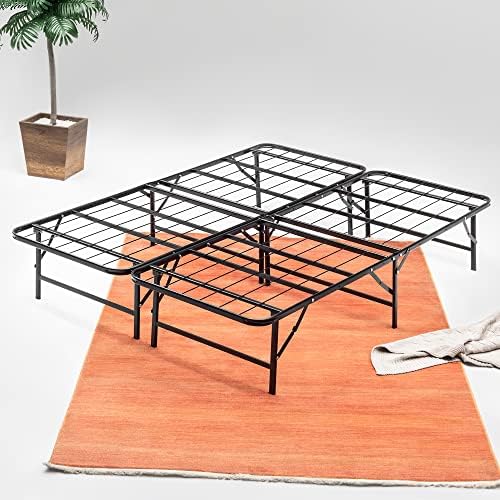 Treaton, 14-Inch Foldable Metal Platform Bed Frame - Image 2