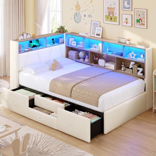 AOGLLATI Twin Corner Bed Frame - Image 2