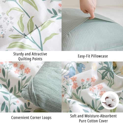 Floral Cotton Comforter Twin Size - Image 5