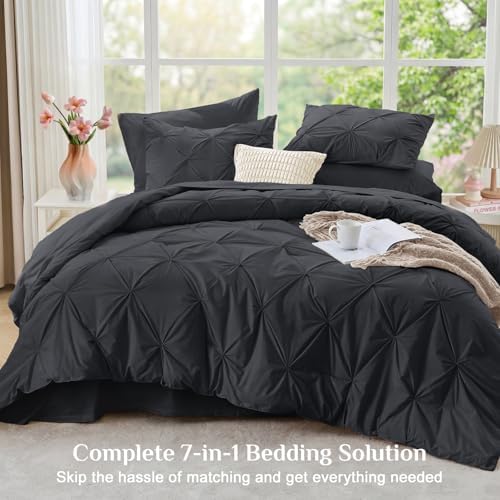 JOLLYVOGUE King Size Comforter Set 7 Pieces - Image 6