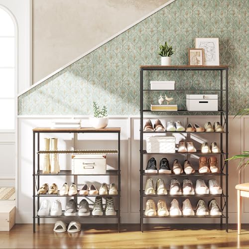 8 Tier Shoe Rack, Shoe Storage Organizer, Large Capacity Shoe Shelf Holds 32 - Image 2