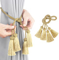 Elegant Tassel Curtain Tiebacks Rope Curtain Tie Backs by CurtainTiebacks