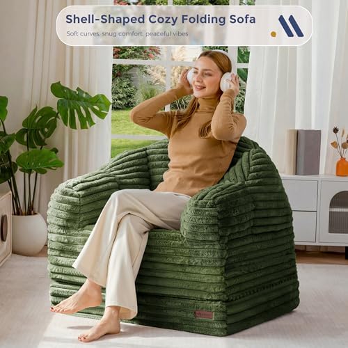 MAXYOYO Folding Sofa Bed Chair, Sleeper Chair - Image 4