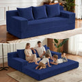 2 in 1 Convertible Boneless Couch Bed, Corduroy futon Sofa Bed, Compression by Winzoo