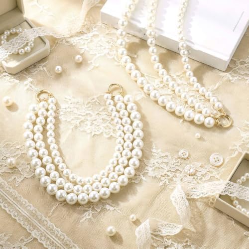 Tondiamo 2 Pack White Pearl Curtain Tiebacks Decorative Holdbacks - Image 3