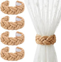 Novabright 4 Pcs Boho Curtain Tiebacks Braided Curtain Ties by Unknown