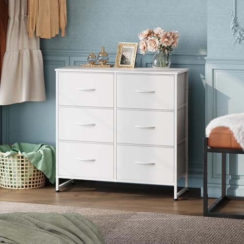 WLIVE Dresser for Bedroom with 6 Drawers - Image 2