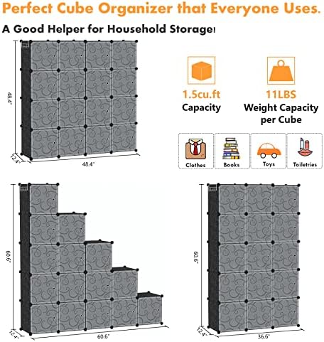 C&AHOME 16-Cube Storage Organizer - Image 3