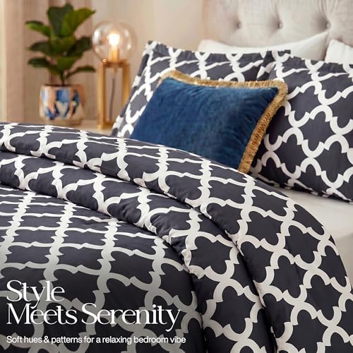 Utopia Bedding 3 Pc King Comforter Set, Printed Comforter - Image 6