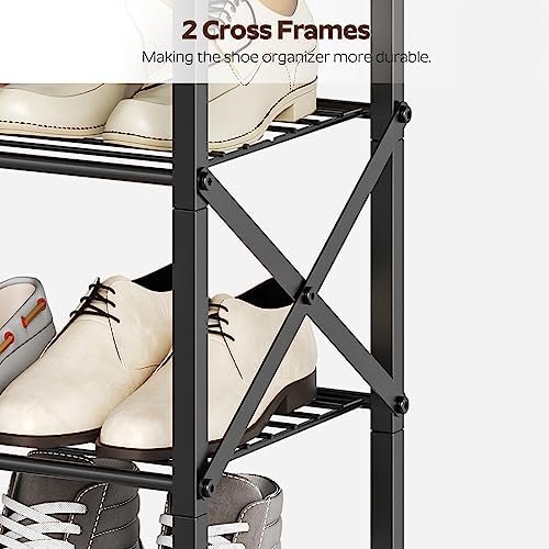 6-Tier Shoe Rack, Shoe Storage Organizer - Image 6