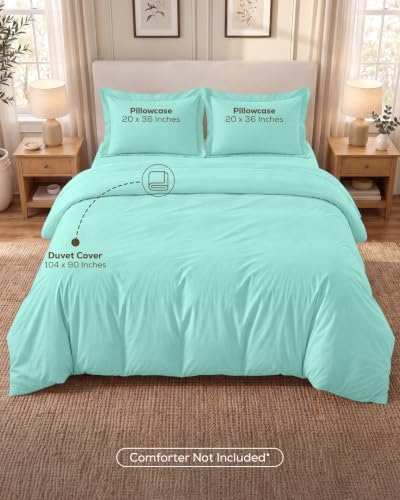 Duvet Cover King, 3 Piece Set, Extra Soft - Image 3