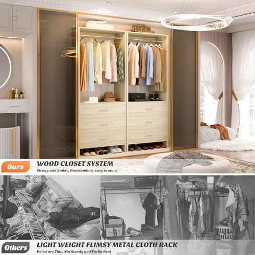 Aheaplus 1.8FT Closet System - Image 4