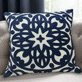 Alysheer Embroidered Decorative Throw Pillow Cover 20"x 20" by Alysheer