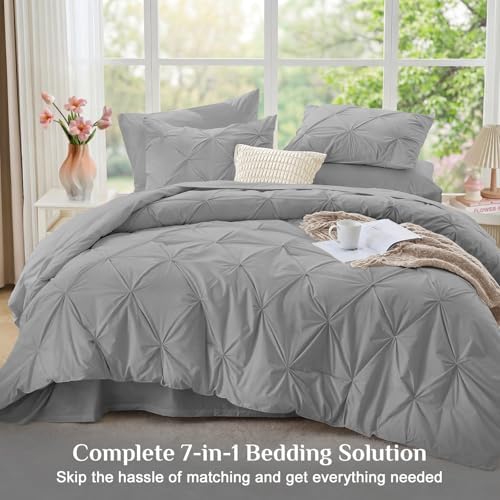 JOLLYVOGUE Queen Comforter Set 7 Pieces - Image 6