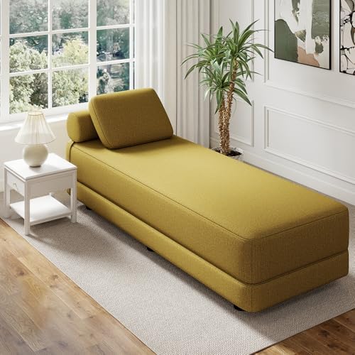 80-Inch Inch Upholstered Daybed, Chaise Lounge Chair Indoor by WixidielFurniture