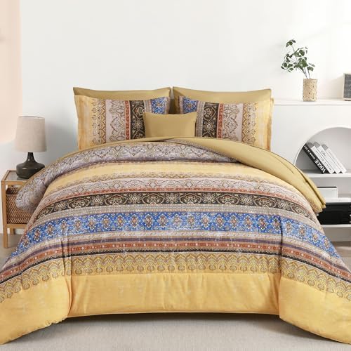 Cottolester Boho King Comforter Set by Cottolester