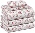 RUVANTI 100% Cotton Split King Sheets, Percale Sheet Set by Ruvanti