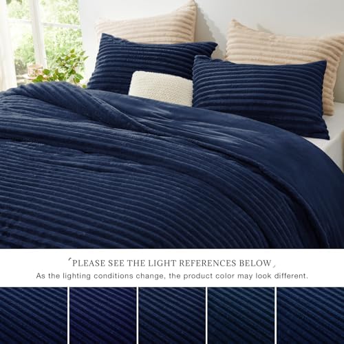 EXQ Home Fluffy Comforter Set California King, 3 Pieces Bed Set - Image 6