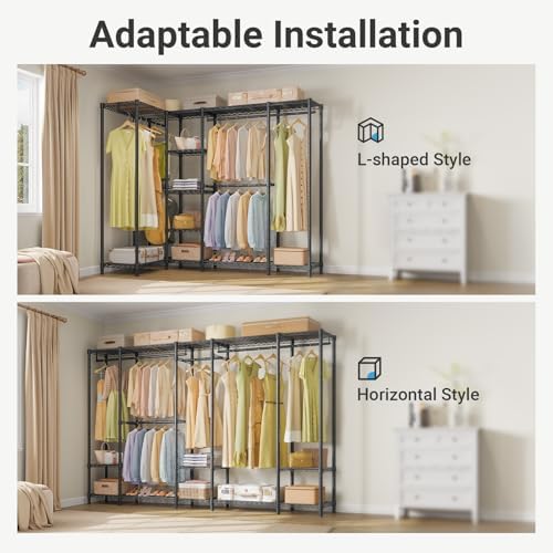 VIPEK V50 Extra Large Closet System, Heavy Duty Clothes Rack - Image 2