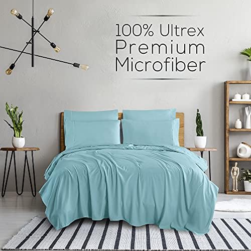 Mueller Luxury 6 PC Full Size Bed Sheets, Super Soft, Deep Pocket up to 16" - Image 2