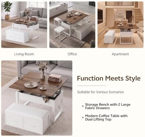 31.5'' Lift Top Coffee Table - Image 6