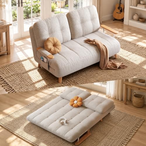 44.5" Folding Loveseat Sofa Bed by VakdleOfficial