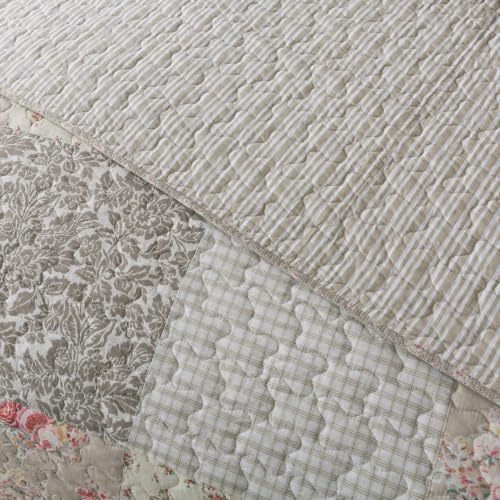 SLPR - Walk in the Cotswolds Patchwork Cotton Quilt Set, Queen - Image 6