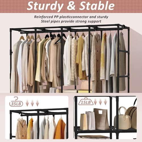 Wardrobe Closet, Quick and Easy Assembly - Image 4